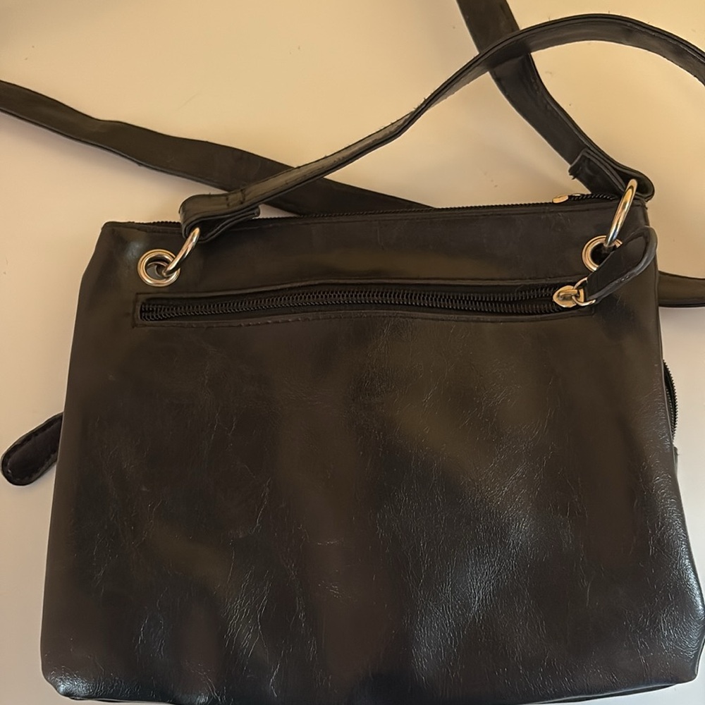 Unlisted Small Black Leather Crossbody - Picture 6 of 12